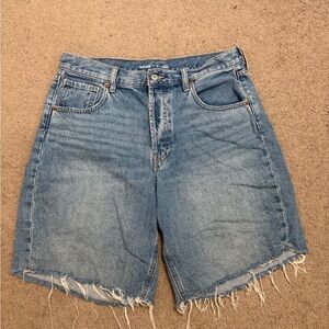 Old Navy Mid-Rise Baggy Denim Shorts